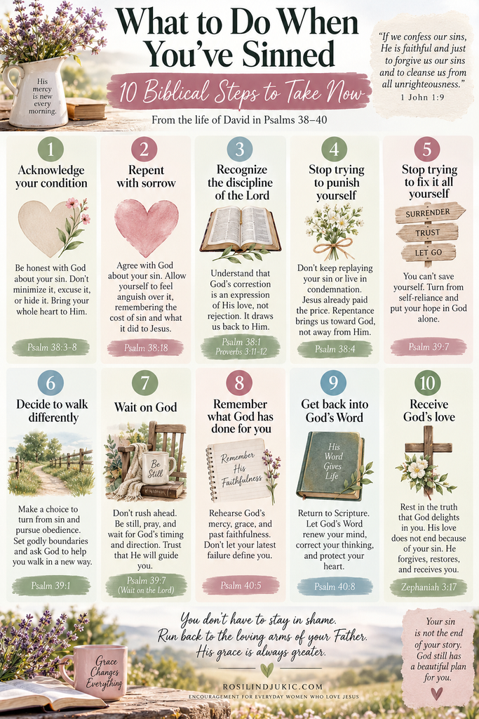 What to Do When You've Sinned Infographic